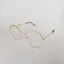 Load image into Gallery viewer, Retro Child Blue Light Glasses in Gold
