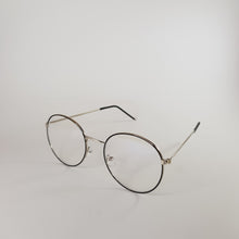 Load image into Gallery viewer, Retro Child Blue Light Glasses in Silver/Black
