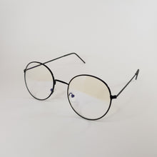 Load image into Gallery viewer, Retro Child Blue Light Glasses in Black
