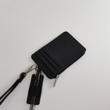 Load image into Gallery viewer, Zip it Up Card Holder Black
