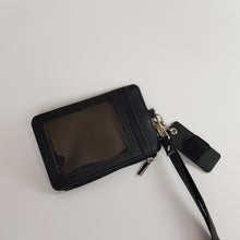 Load image into Gallery viewer, Zip it Up Card Holder Black
