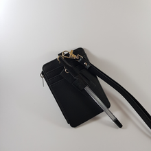 Load image into Gallery viewer, Zip it Up Card Holder Black
