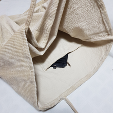 Load image into Gallery viewer, Oversized Tote Cream
